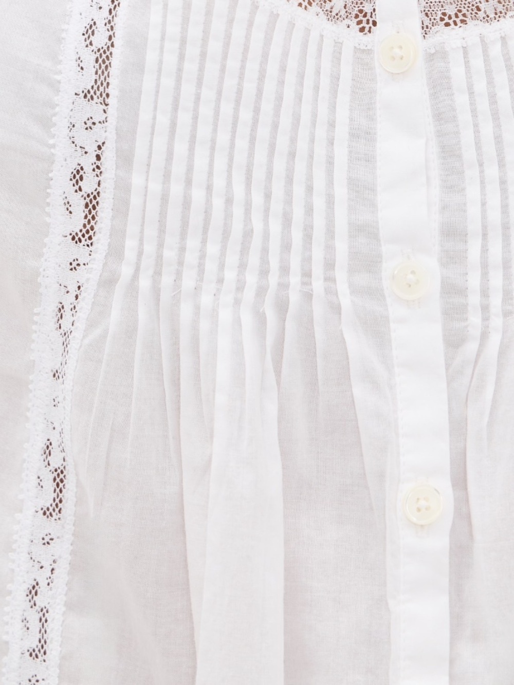 Madewell Lace-Insert Pintuck Sleeveless Top XS - Picture 2 of 5